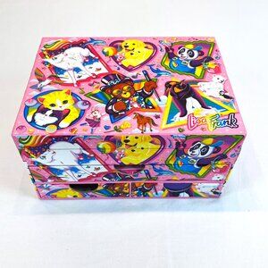 Vintage Lisa Frank Stationary Box with Extras Sticker, Pencils, and more